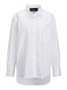 Жіноча сорочка JJXX оверсайз білого кольору з довгим рукавом