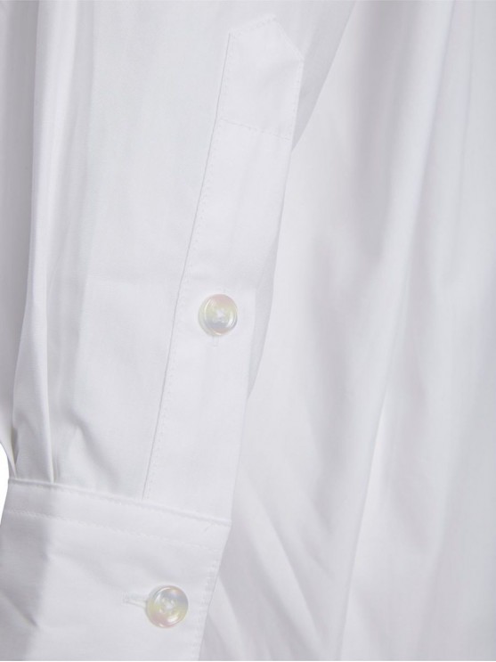 Жіноча сорочка JJXX оверсайз білого кольору з довгим рукавом