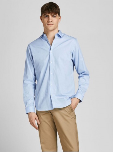 Slim Fit сорочка блакитного кольору від Jack Jones - 12201905 Cashmere Blue.