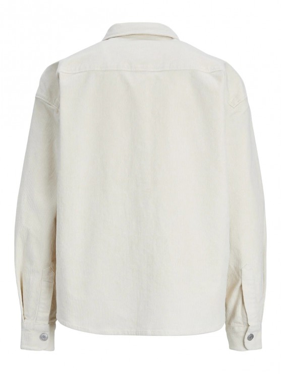 JJXX Women's Beige Jacket-Shirt with Long Sleeves