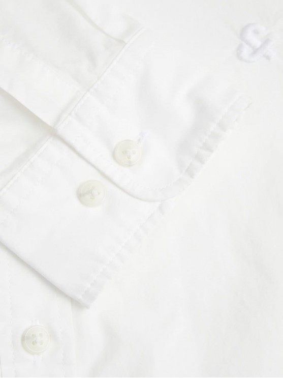 Мужские рубашки Jack Jones в белом цвете с длинным рукавом