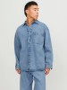 Upgrade Your Style with Jack Jones' Long-Sleeved Denim Shirt in Light Blue