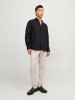 Jack Jones Men's Black Linen Shirt with Long Sleeves