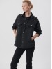 Mavi Women's Denim Shirt with Long Sleeves in Grey