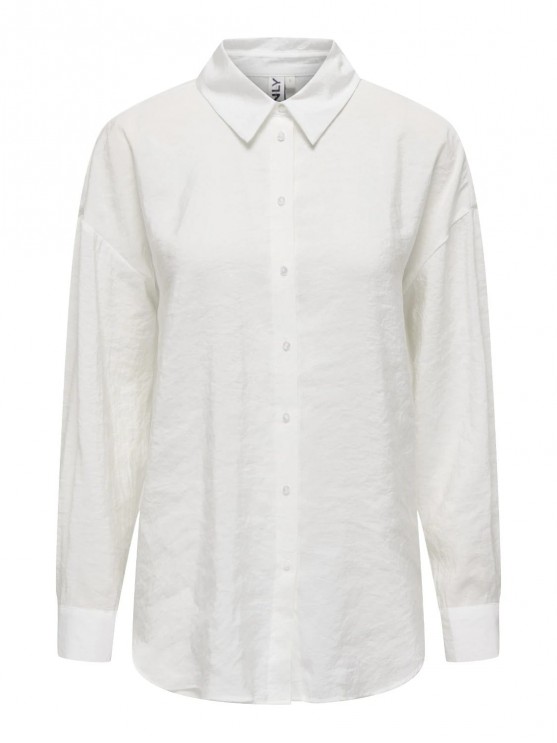 Одежда Only для женщин: белая рубашка с длинными рукавами