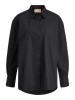 JJXX Women's Relaxed Fit Black Shirt with Long Sleeves