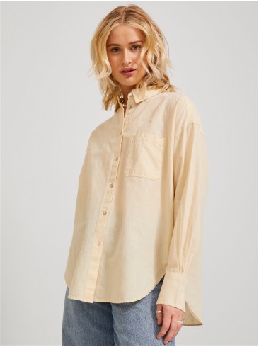 beige, linen, long sleeve, Danish brand, JJXX, Seedpearl 12231340