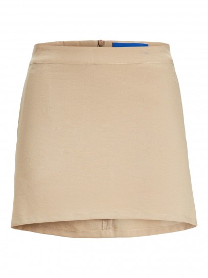 JJXX Beige Knit Skirt - Short Length for Women