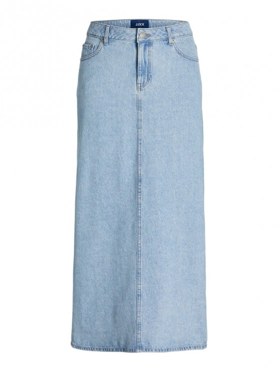 JJXX Long Light Blue Denim Skirt for Women