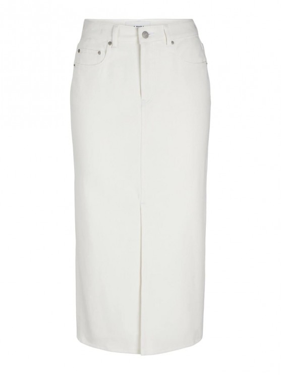 JJXX Юбка джинсовая белого цвета для женщин, длинная.
