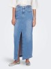 Only's Long Blue Denim Skirt for Women: Classic and Versatile