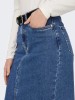 Only - джинсова середньої довжини спідниця синього кольору для жінок