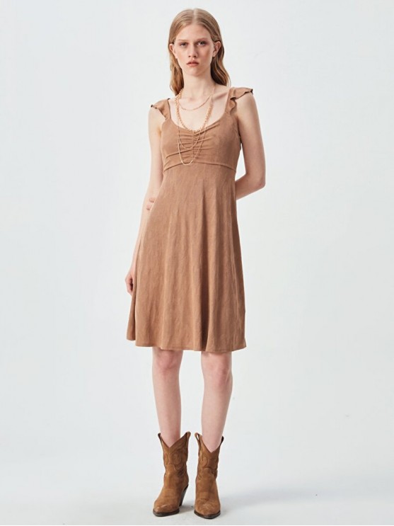 Женское платье LTB коричневого цвета
