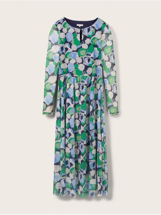 Летнее зеленое макси-платье от Tom Tailor для женщин