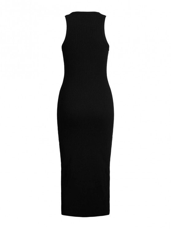 Жіноче трикотажне максі плаття JJXX, чорного кольору