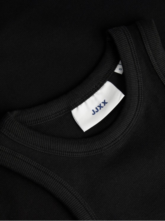Жіноче трикотажне максі плаття JJXX, чорного кольору