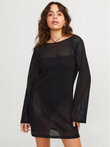 JJXX, mini dress, black, knit, fashion, style, 12255377 Black.