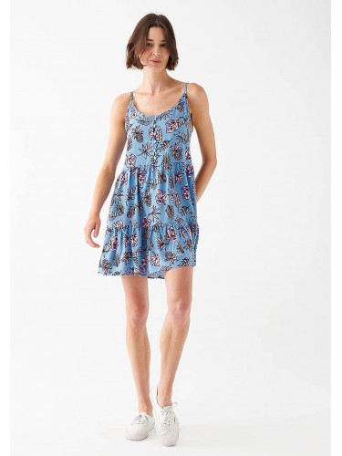 Міні сукня з квітковим принтом синього кольору - Mavi 1310061-81339