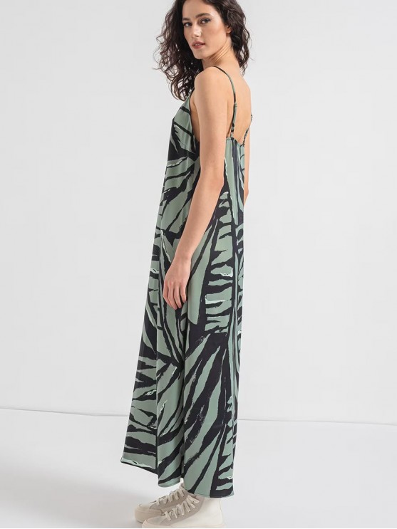 Літнє жіноче плаття максі зеленого кольору від бренду Only
