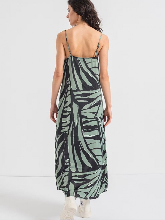 Літнє жіноче плаття максі зеленого кольору від бренду Only