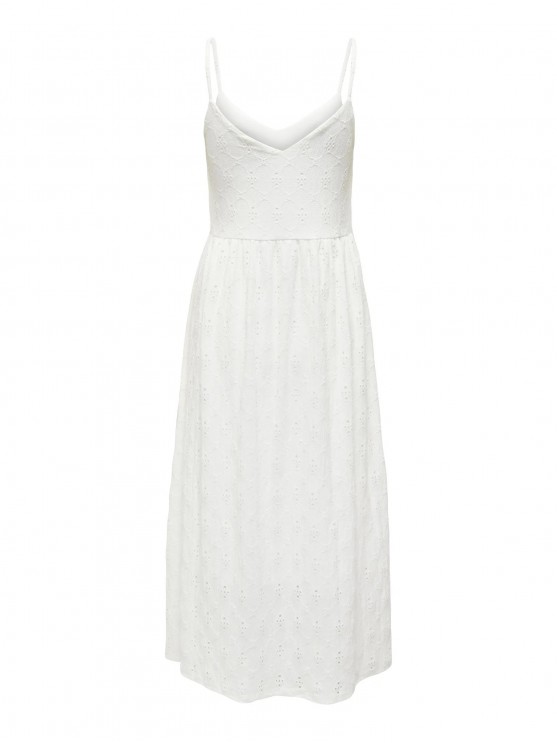 Женское летнее платье белого цвета макси от Only