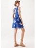 Floral Mini Dress by Mavi in Blue for Women