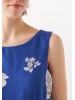 Жіноче плаття з квітковим принтом від Mavi - міні довжина, синій колір