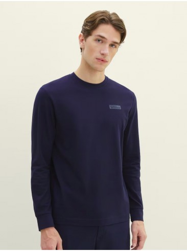 Tom Tailor, blue, sweatshirts, English, 1037841 10668