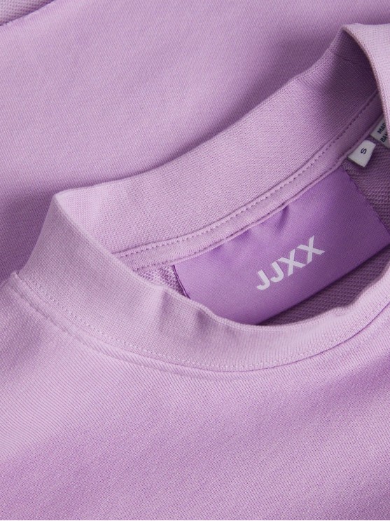 Женский укороченный свитшот JJXX бузкового цвета