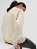 Stay stylish with GAP's English print beige sweatshirts for women