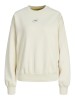 Stylish English print sweatshirt for women in beige color