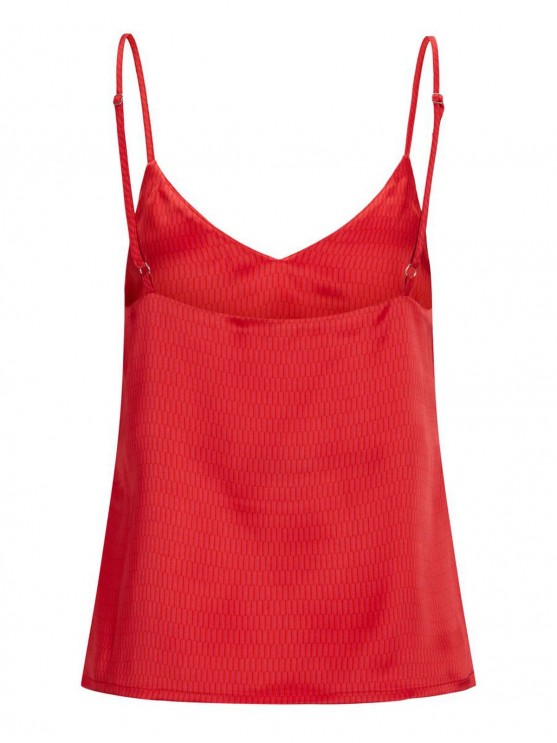 JJXX Bright Rose Tops for Women: Bold Red Knitwear